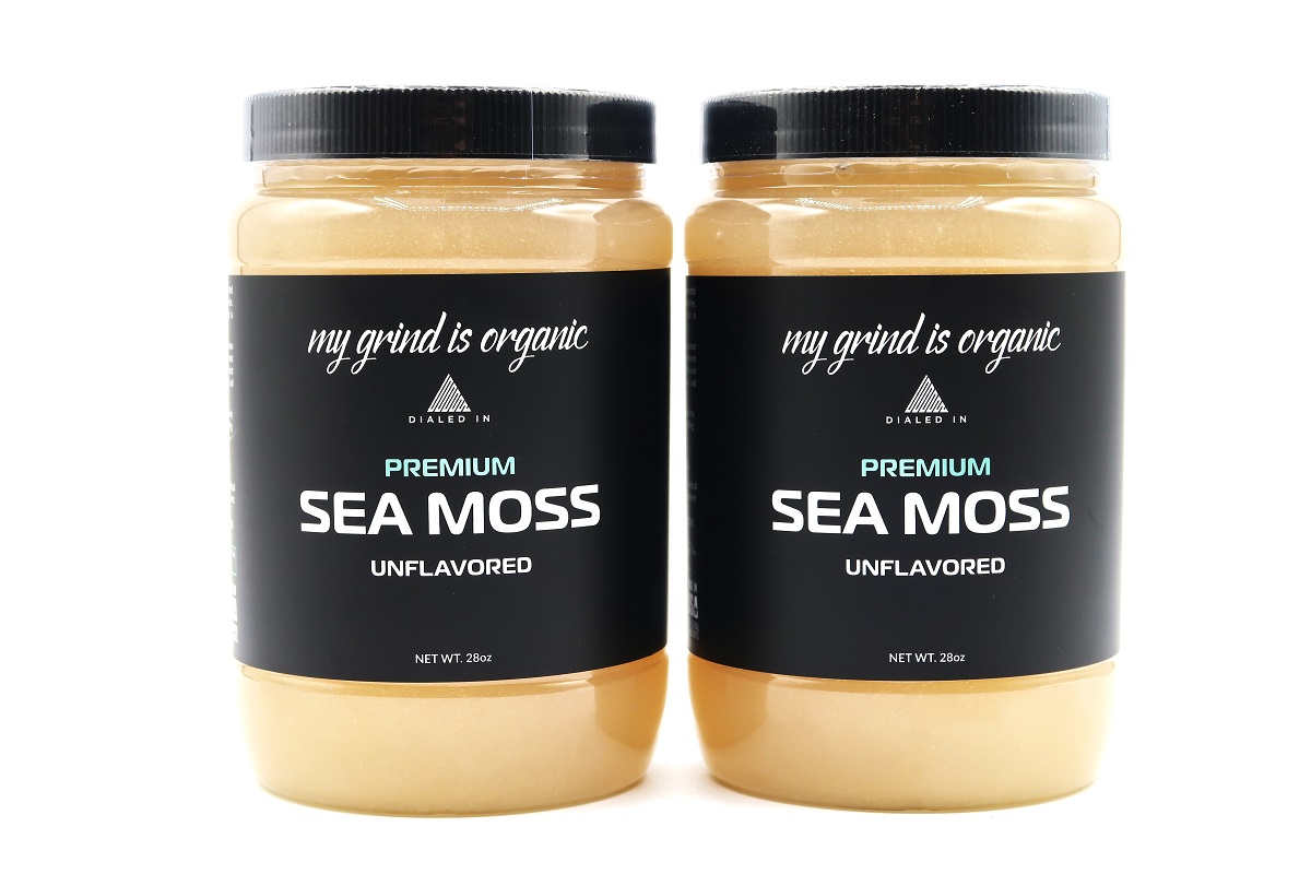 My Grind is Organic Premium Organic Gold Sea Moss Gel (Green Apple